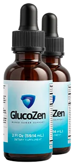 2 bottles of GlucoZen