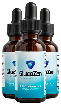 3 bottles of GlucoZen